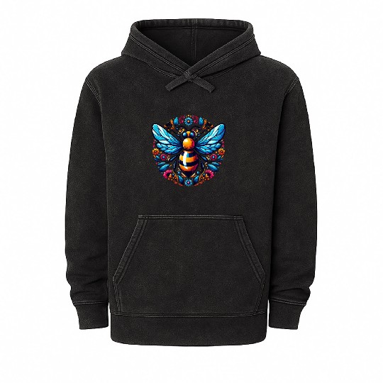 Queen Bee Jewelry Jewels Cute Beekeeping Beekeeper Mineral Wash Hoodies
