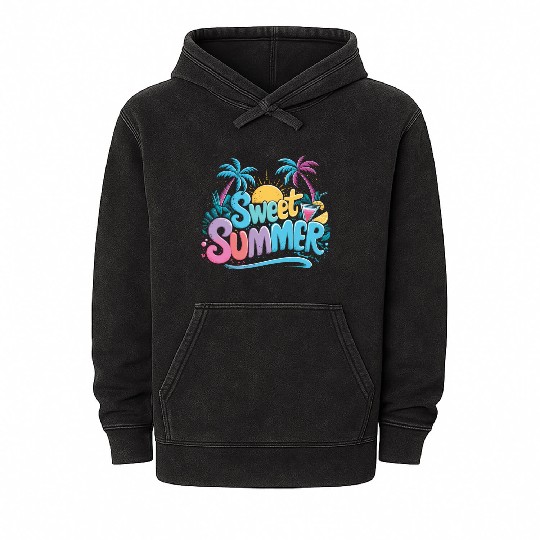 Sweet Summer Mineral Wash Hoodies