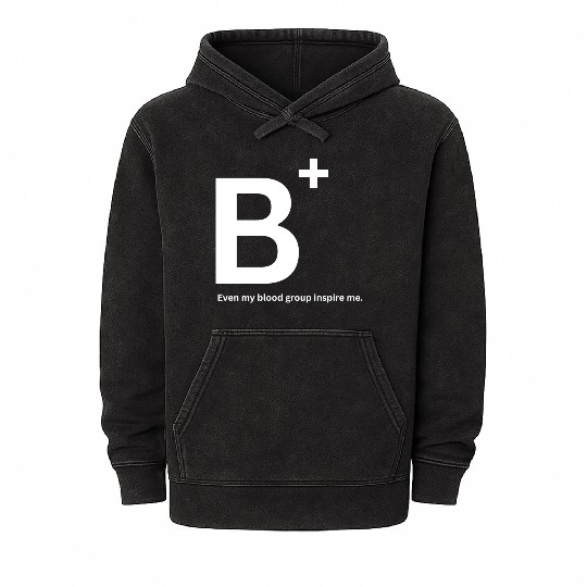 Be Positive Mineral Wash Hoodies