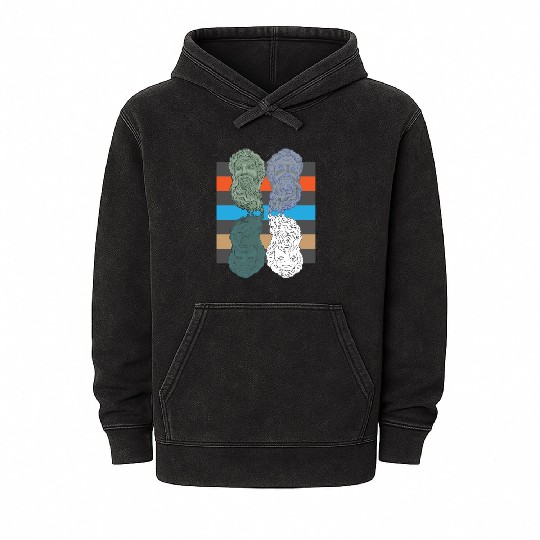 Zeus Mineral Wash Hoodies