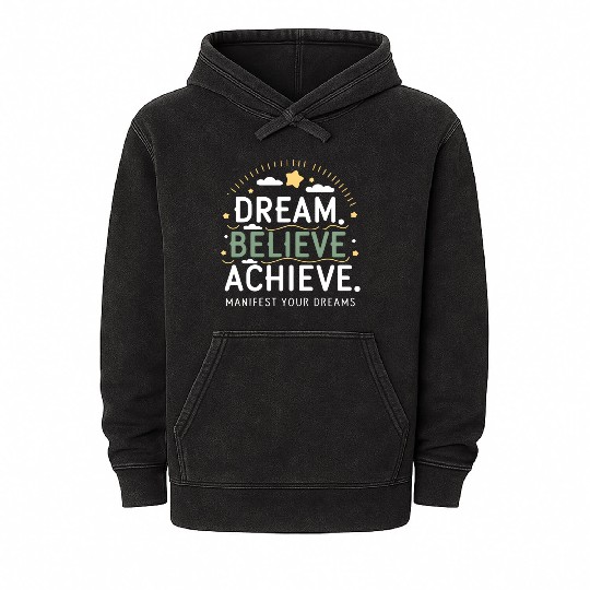 Manifest Your Dreams Mineral Wash Hoodies