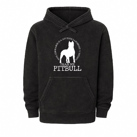 Express Your Love For Pitbull Society Today Mineral Wash Hoodies