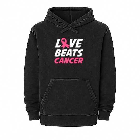 Breast Cancer Awareness Mineral Wash Hoodies