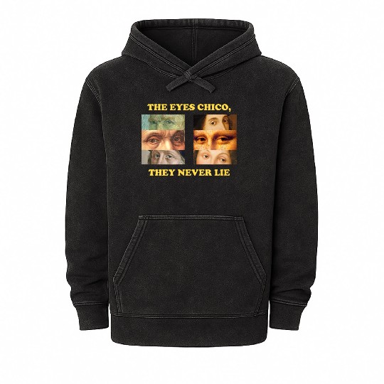 Eyes Never Lie Aesthetic Mineral Wash Hoodies