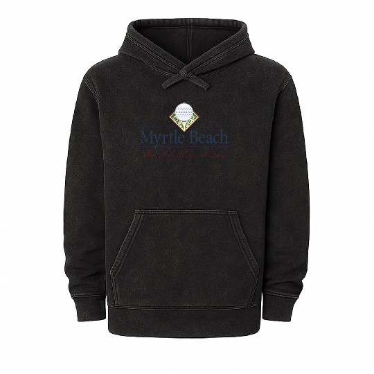 Myrtle Beach Golf South Carolina Mineral Wash Hoodies
