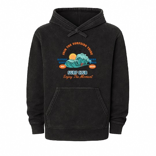 Surfing Club Mineral Wash Hoodies