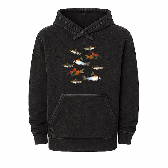 Pygmy Corydoras Adolfoi Corydoras Catfish Aquarium Mineral Wash Hoodies