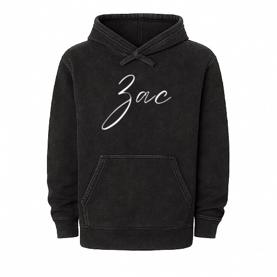 Zeus Name with Z Boy Name Birth Baby Shower Boy Mineral Wash Hoodies