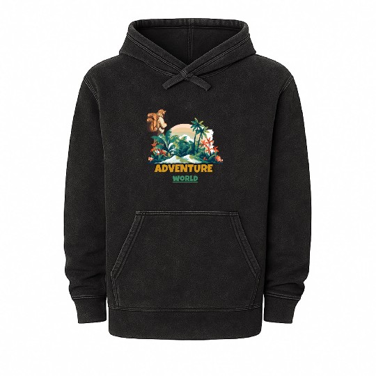 adventure world Mineral Wash Hoodies