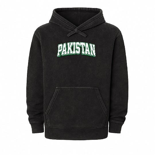 Pakistan cricket player flag Team Pakistan World Mineral Wash Hoodies