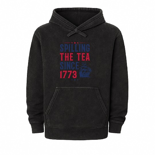 Spilling The Tea Mineral Wash Hoodies