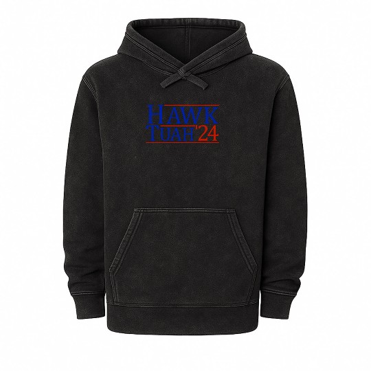 Hawk Tuah '24 Elect Hawk Tuah 2024 Mineral Wash Hoodies