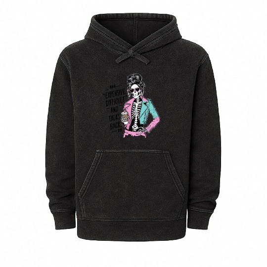 expensive difficult and talks back Mineral Wash Hoodies