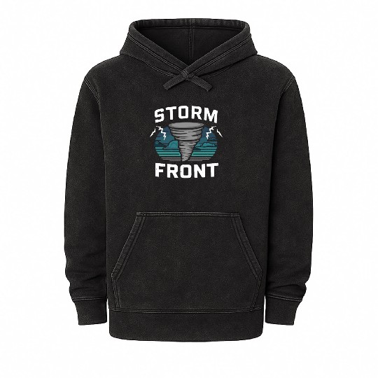 Tornado Chasing Adventures: Embrace Nature's Fury Mineral Wash Hoodies