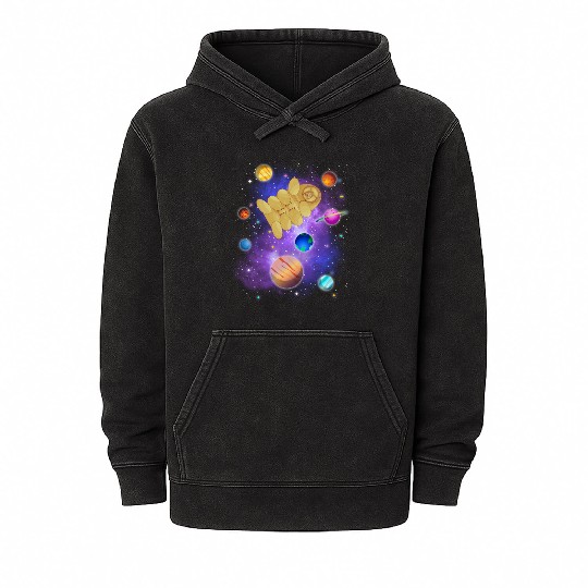 Tardigrade Space! Nerd, Geek Microbiology Science Mineral Wash Hoodies