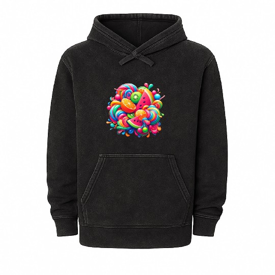 Delicious Vibration Mineral Wash Hoodies