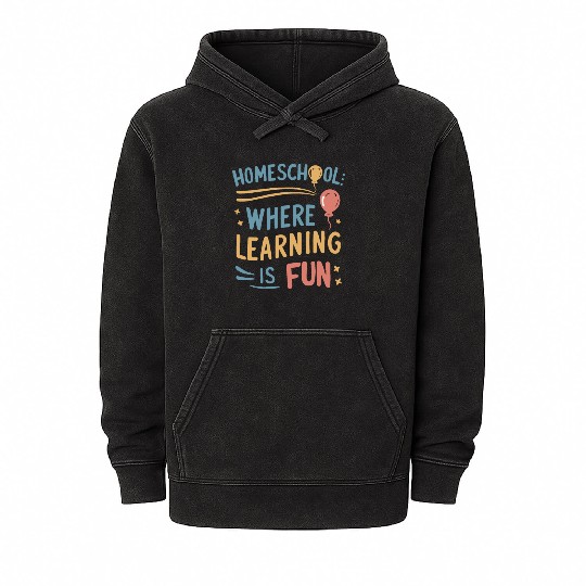Embrace The Homeschool Journey With Your Mineral Wash Hoodies