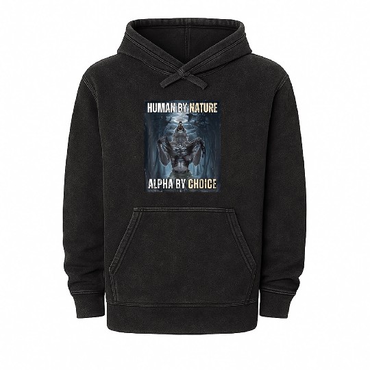 Human Nature Alpha Choice Mineral Wash Hoodies