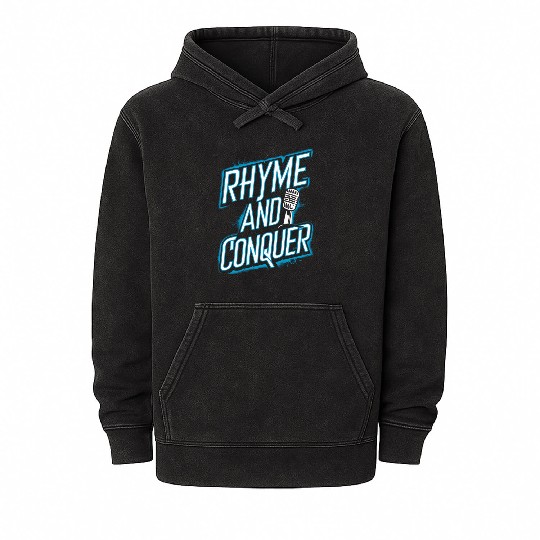 Epic Lyrical Battle of the Titans: Hip Hop Rap Mineral Wash Hoodies