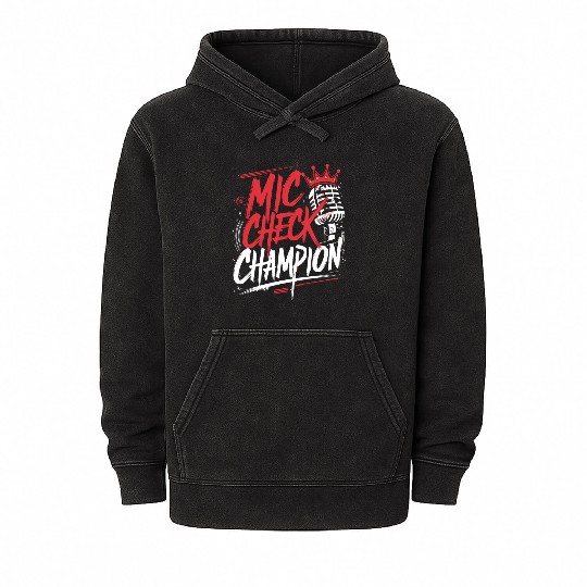 Epic Lyrical Battle of the Titans: Hip Hop Rap Mineral Wash Hoodies