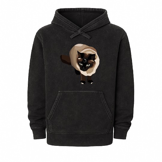Loading Cat Meme Mineral Wash Hoodies