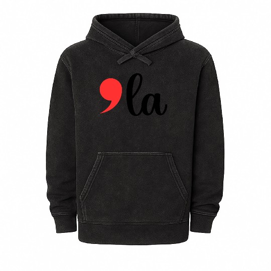 Comma La - Kamala Harris 2024 Mineral Wash Hoodies