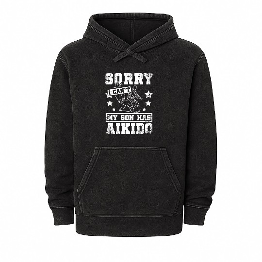 Sorry I can't my son has Aikido Mineral Wash Hoodies