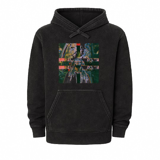 Abstract Visionary in Nature Mineral Wash Hoodies