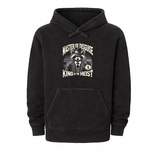 Mobster Gangster Mafia Organized Crime Boss Mineral Wash Hoodies