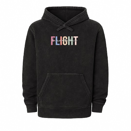 Flight Dispatcher Aviation Mineral Wash Hoodies