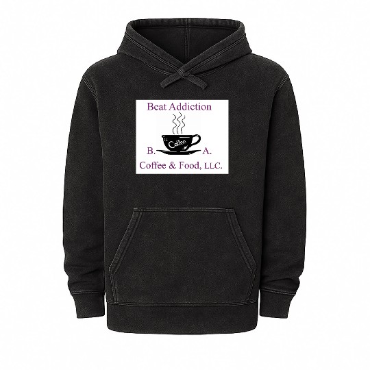 Company Logo Mineral Wash Hoodies