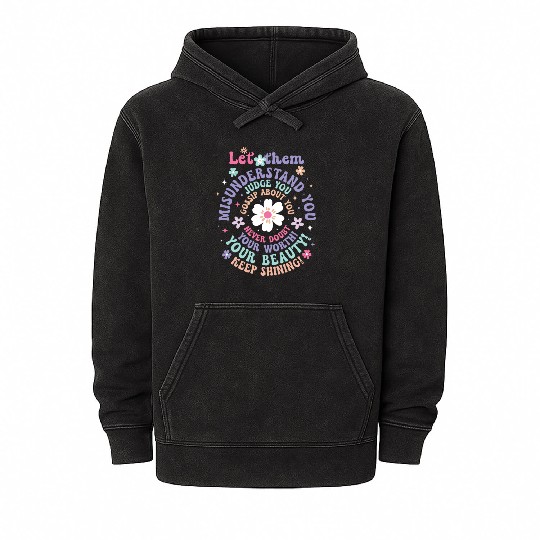 Let Them, Back To School Mineral Wash Hoodies,