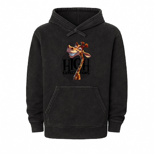 Funny Sarcasm Giraffe – Funny Saying Humorous Pet Mineral Wash Hoodies
