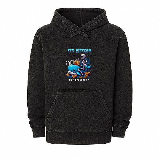 It's Bitcoin Mineral Wash Hoodies