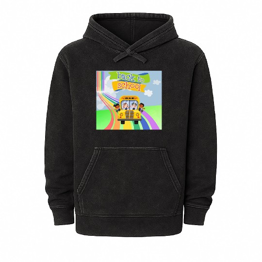 kides back to school Mineral Wash Hoodies 2024