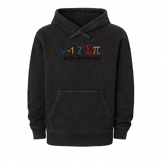 I Ate Some Pie And It Was Delicious 8 Pi Day 2WH2 Mineral Wash Hoodies