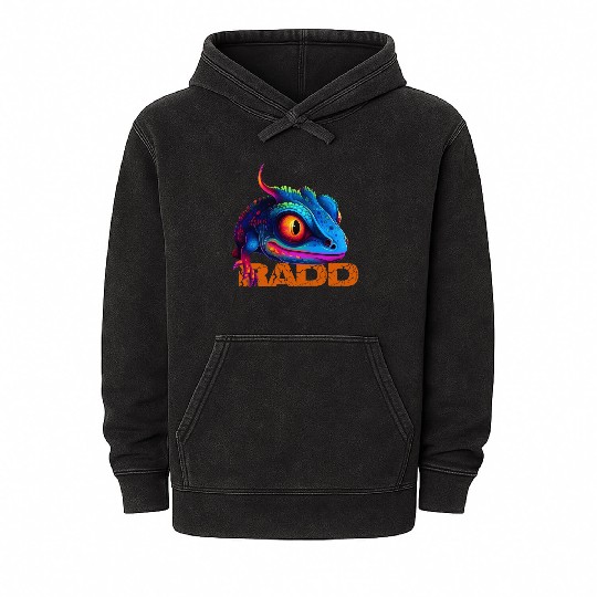 Lizard Lover Colorful art, Unique Animal Art Lover Mineral Wash Hoodies