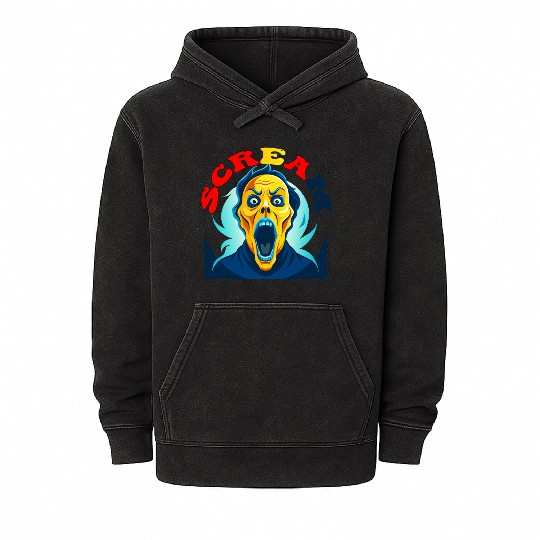 Scream Vintage Halloween Mineral Wash Hoodies