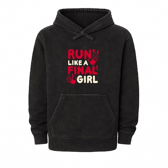 Halloween Horror Movie Mineral Wash Hoodies