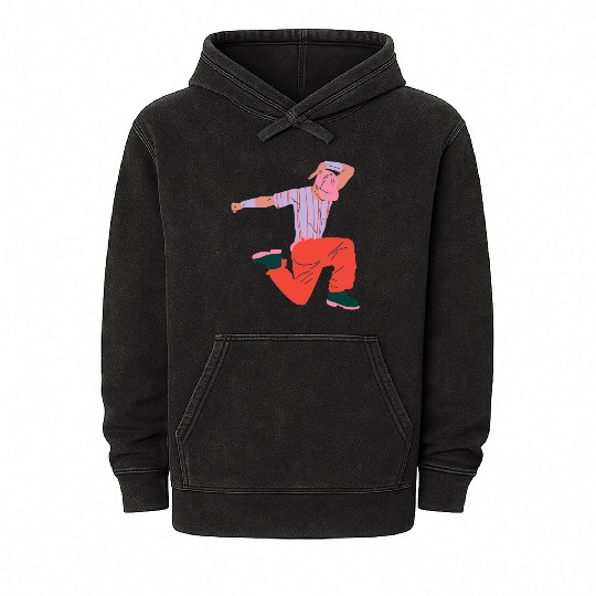 Rise UP:embracing hip hop culture through rhythm Mineral Wash Hoodies