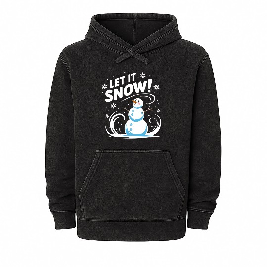 Let It Snow! Mineral Wash Hoodies