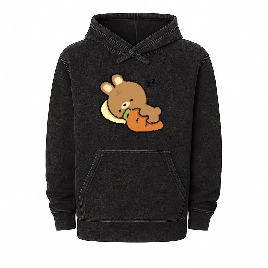 Bunny and Carrot Mineral Wash Hoodies