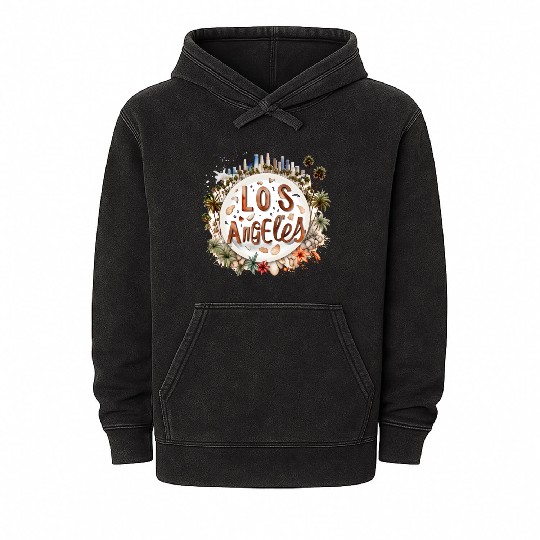 Los Angeles USA gift idea Mineral Wash Hoodies