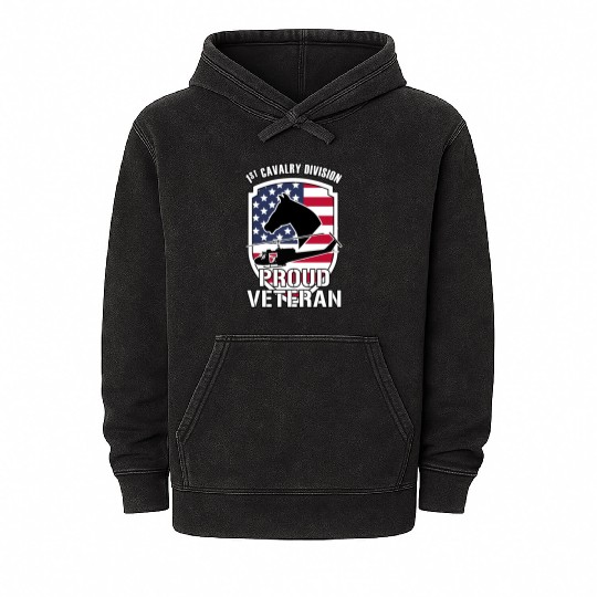US ARMY VIETNAM VETERAN Mineral Wash Hoodies