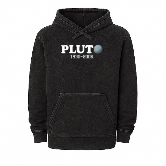 Pluto Never Forget It Was A Planet 1930 2006 Mineral Wash Hoodies