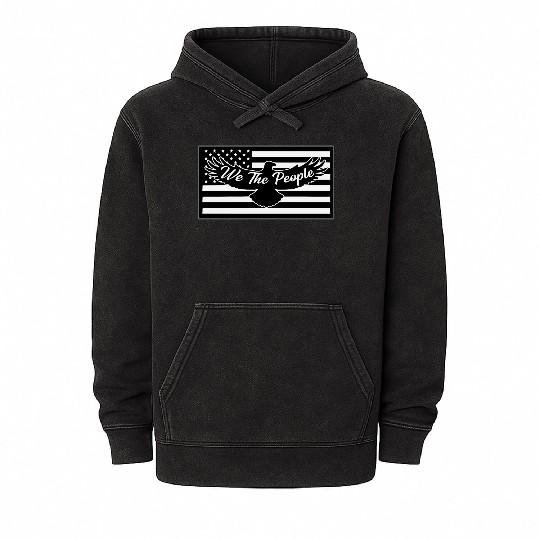 We The People Eagle Flag © LIKE US ON FACEBOOK Mineral Wash Hoodies