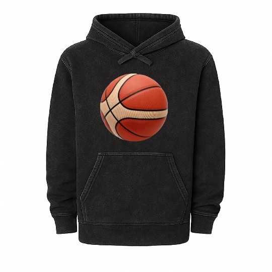 Basketball Mineral Wash Hoodies