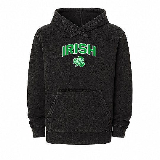 IRISH WEST CATHOLIC Mineral Wash Hoodies