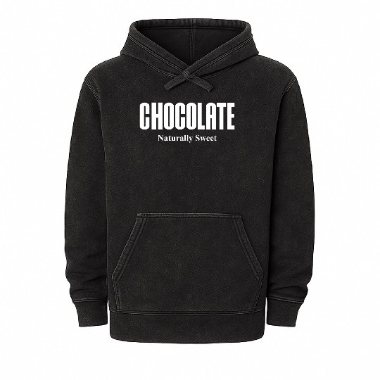 Chocolate Natural Sweet Mineral Wash Hoodies