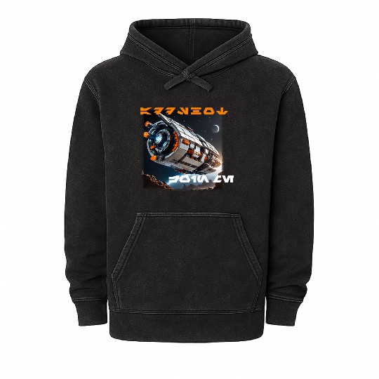 Brick Starship 003 Mineral Wash Hoodies
